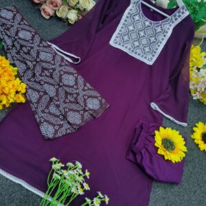 Fashionable Cotton Kameez Set